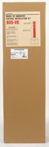 PIPE KIT VERT 6"6DS-VK