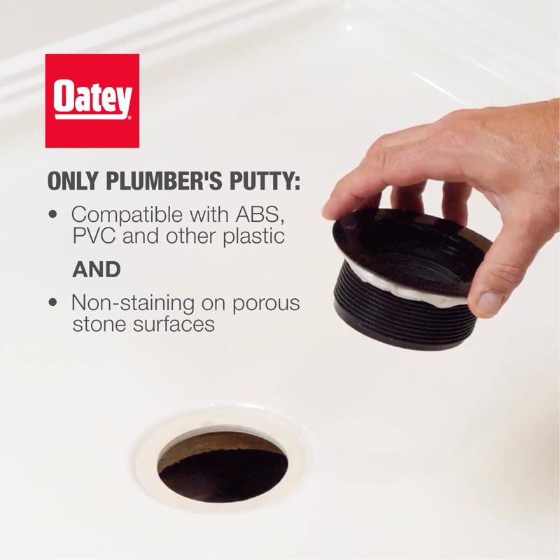 Oatey White Plumbers Putty 9 oz