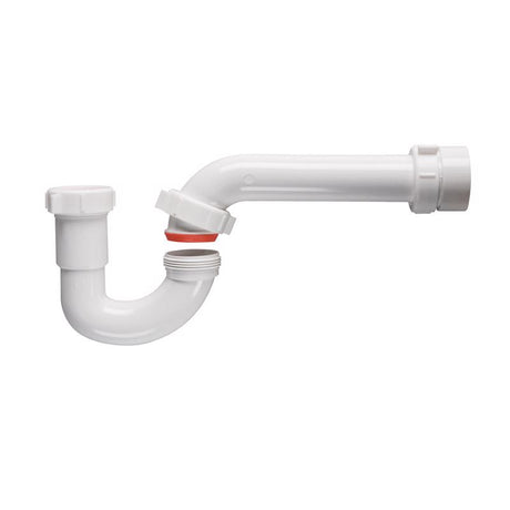 Keeney 1-1/2 in. Slip in. X 1-1/2 in. D Slip PVC 1-1/4 in. P-Trap 1 pk
