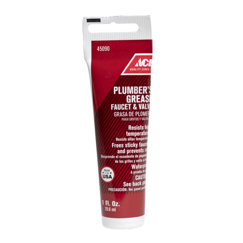 Ace Waterproof Plumber's Grease 1 oz Tube