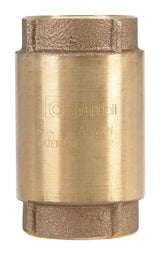 CHCK VLV 1-1/4" RD BRS