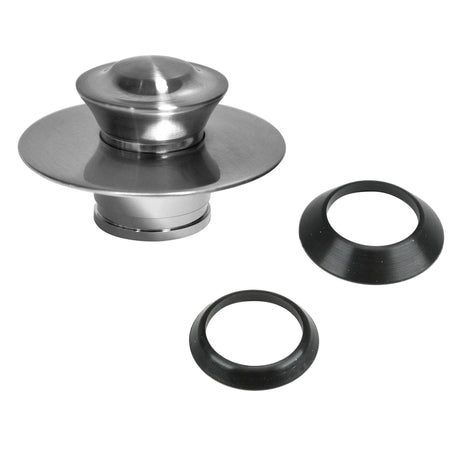 Danco 3 in. Brushed Nickel Metal Drain Stopper