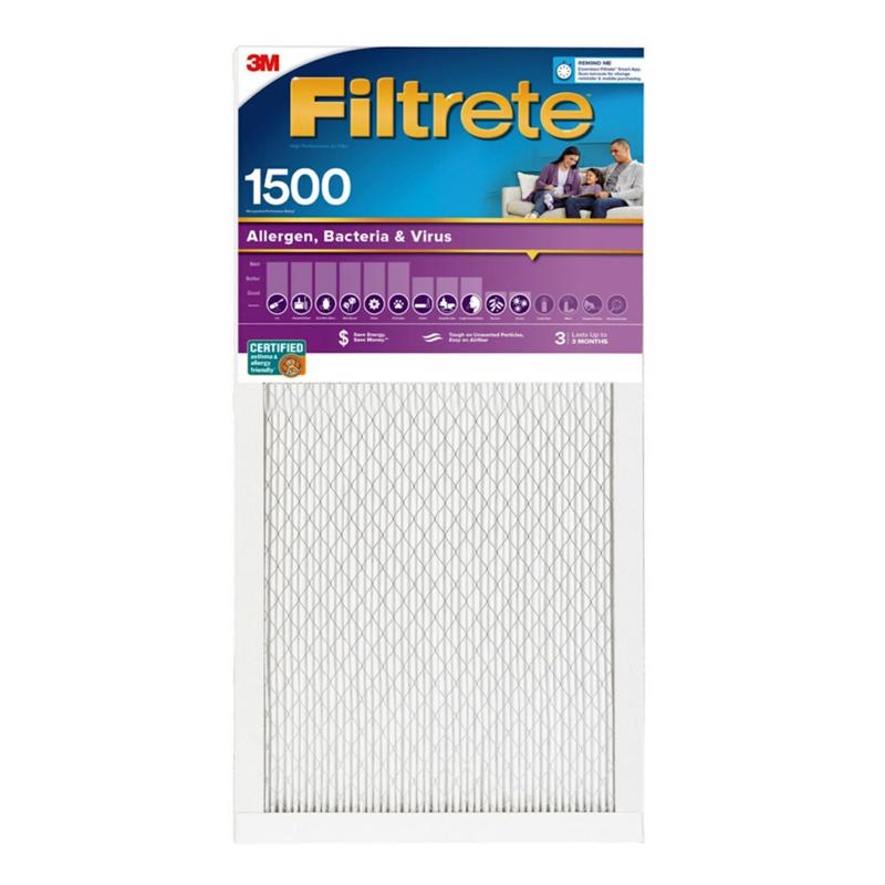 Filtrete 12 in. W X 30 in. H X 1 in. D 12 MERV Pleated Air Filter 1 pk