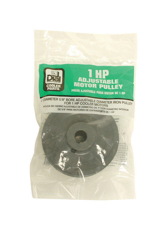 Dial 4.15 in. D Gray Cast Iron Variable Motor Pulley