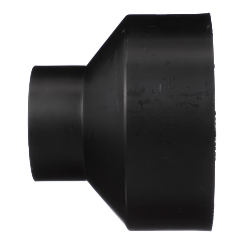 Charlotte Pipe 4 in. Hub X 2 in. D Hub ABS Coupling