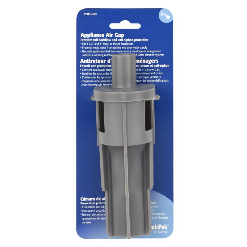 Plumb Pak Air Gap for Standpipes Gray Plastic