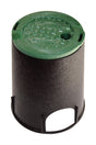 VALVE BOX ROUND 6" BLACK