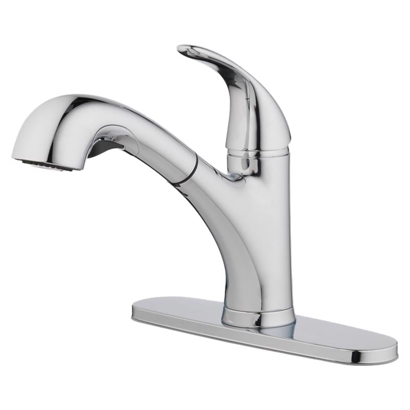 KTCH FAUCET 1H CH PLOUT