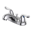 LAV FAUCET 2H CH W/PU OB