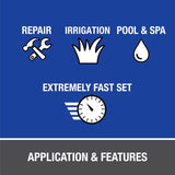 Oatey Lava Hot Blue Cement For PVC 4 oz