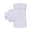 Charlotte Pipe 2 in. Hub X 2 in. D Hub PVC Cleanout Tee 1 pk