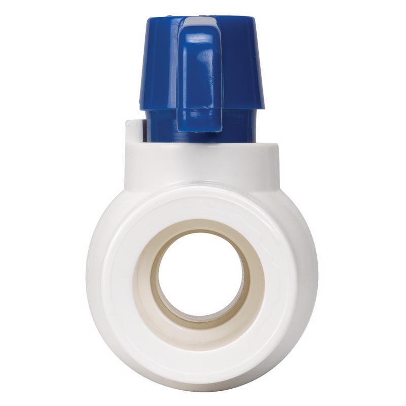 Homewerks 1/2 in. PVC Slip Ball Valve Full Port