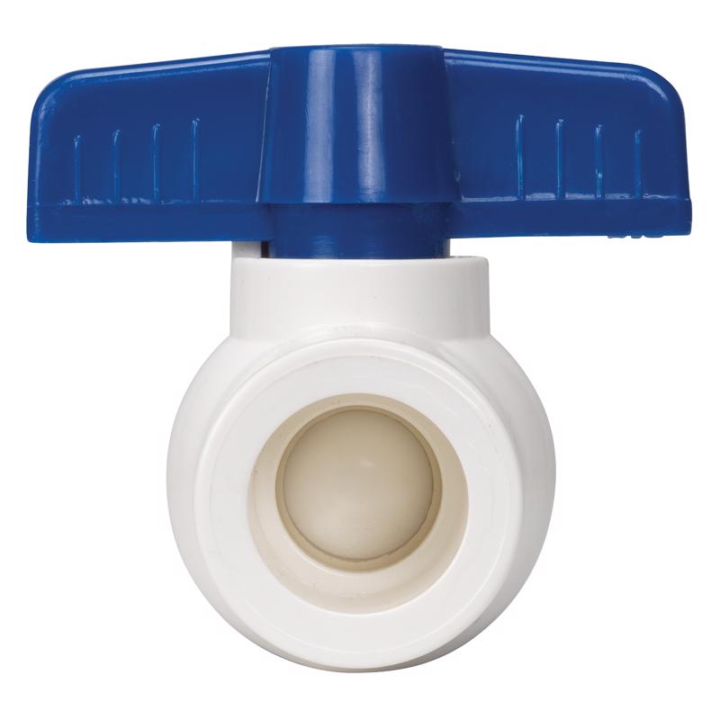 Homewerks 1/2 in. PVC Slip Ball Valve Full Port