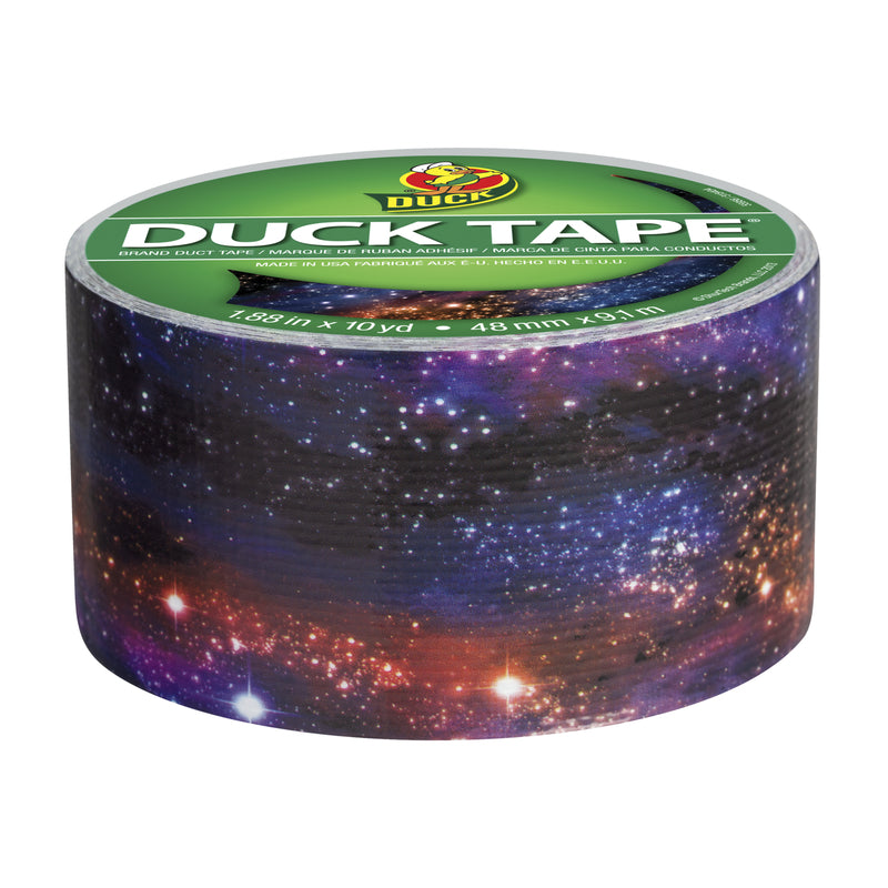 Duck 1.88 in. W X 10 yd L Multicolored Galaxy Duct Tape