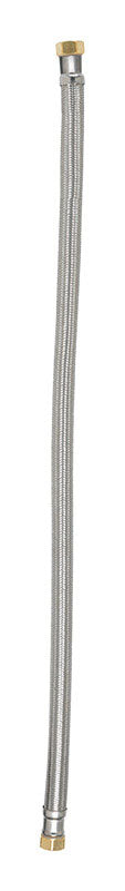 Ace 3/4 in. FIP X 3/4 in. D FIP 36 in. Braided Stainless Steel Water Heater Supply Line