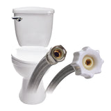 Fluidmaster 3/8 in. Ballcock X 7/8 in. D Ballcock 16 in. Braided Stainless Steel Toilet Supply Line
