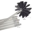 Deflect-O 4 in. D Black/White Aluminum Duct Cleaning Kit