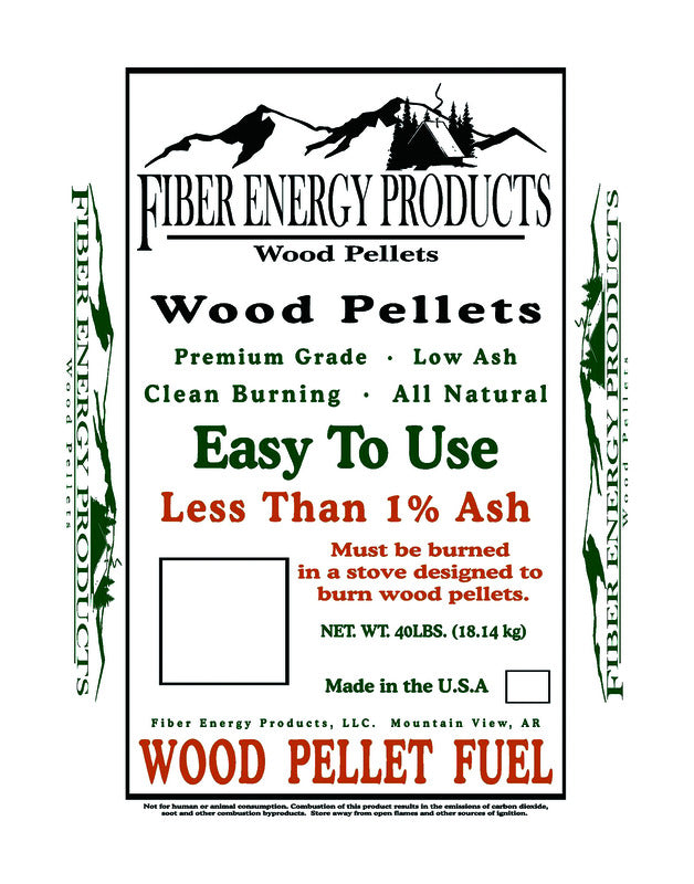 Fiber Energy Oak Wood Pellet Fuel 40 lb