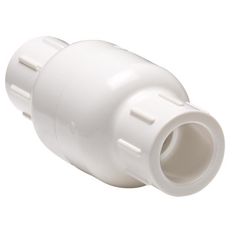 Homewerks 1-1/4 in. D X 1-1/4 in. D Solvent PVC Spring Loaded Check Valve