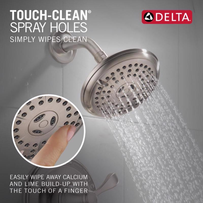 Delta Monitor 1-Handle Brushed Nickel Tub and Shower Faucet