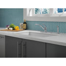 Delta One Handle Chrome Kitchen Faucet Side Sprayer Included