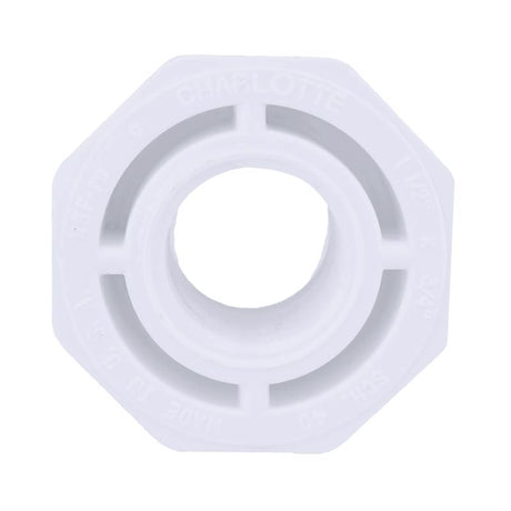 Charlotte Pipe Schedule 40 1-1/2 in. Spigot X 3/4 in. D FPT PVC Reducing Bushing 1 pk
