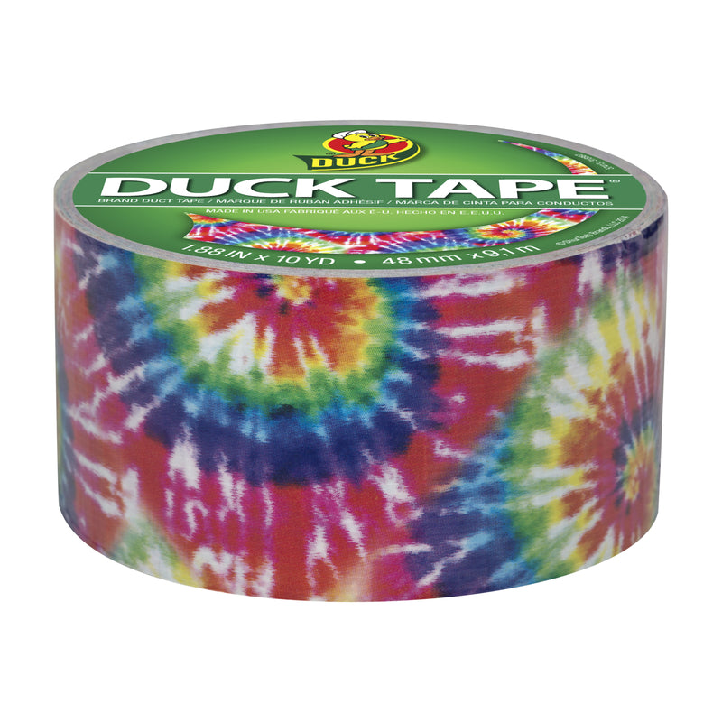 Duck 1.88 in. W X 10 yd L Multicolored Love Tie Dye Duct Tape