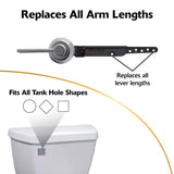Korky StrongARM Classic Style, Chrome Tank Lever