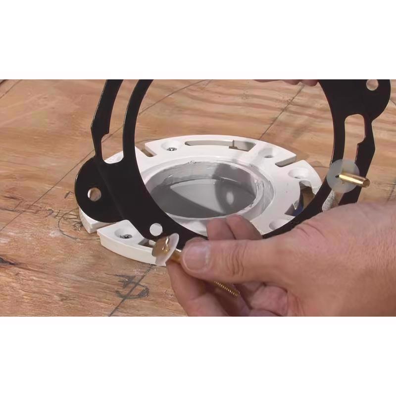 Superior Tool SuperRing Coated Steel Closet Flange
