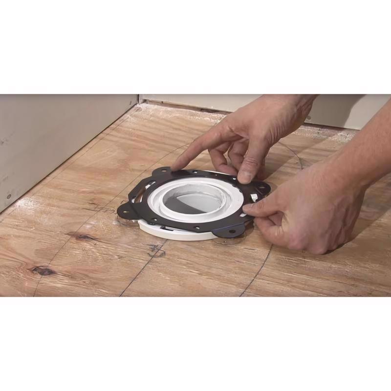 Superior Tool SuperRing Coated Steel Closet Flange