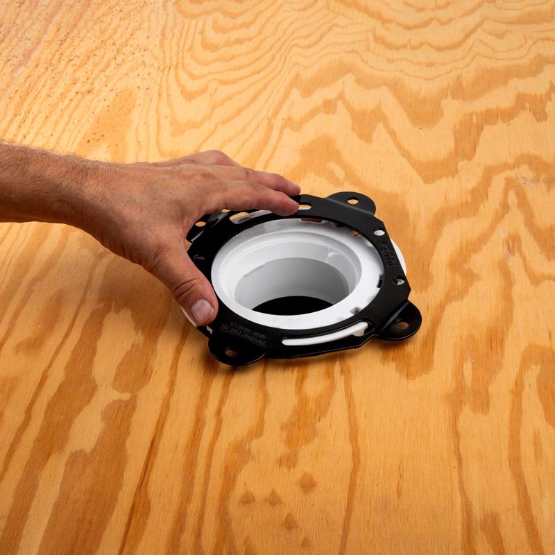 Superior Tool SuperRing Coated Steel Closet Flange
