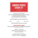 US Stove Cast Iron Flat Barrel Stove Kit