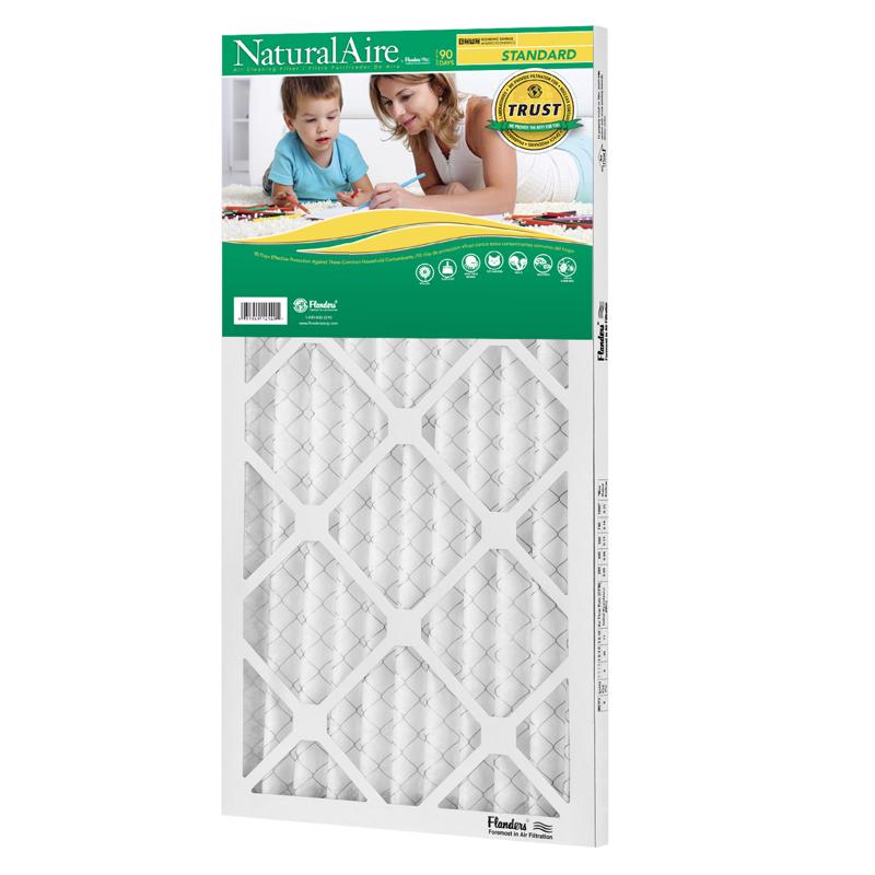 NaturalAire 14 in. W X 20 in. H X 1 in. D Synthetic 8 MERV Pleated Air Filter 1 pk