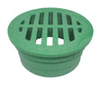 HVY DTY GRATE RND 3" GRN