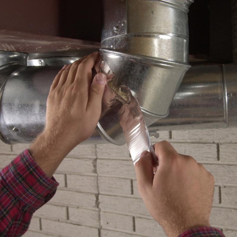 Duck 1.88 in. W X 50 yd L Chrome Metal Repair Tape