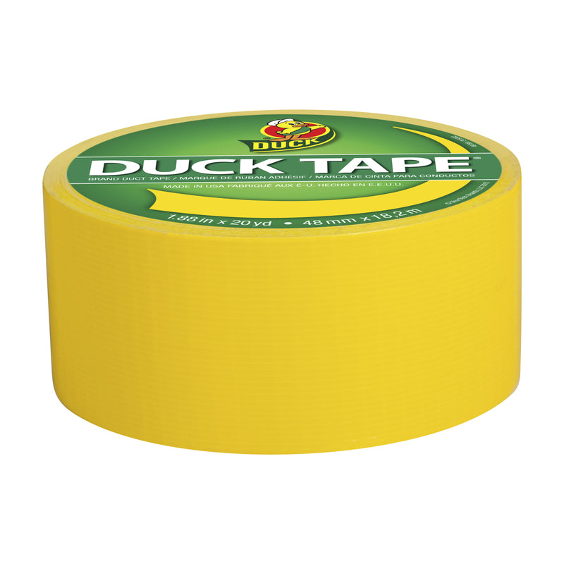 Duck 1.88 in. W X 20 yd L Yellow Solid Duct Tape