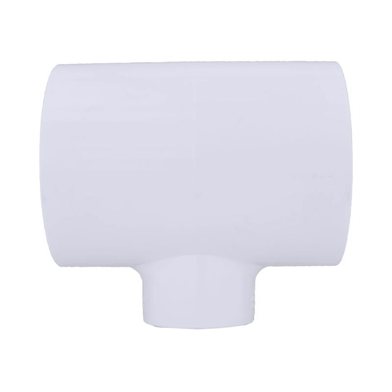 Charlotte Pipe Schedule 40 4 in. Slip X 4 in. D Slip PVC Reducing Tee 1 pk