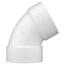 Charlotte Pipe Schedule 40 4 in. Hub X 4 in. D Hub PVC Elbow 1 pk