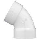 Charlotte Pipe Schedule 40 4 in. Hub X 4 in. D Hub PVC Elbow 1 pk