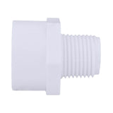Charlotte Pipe Schedule 40 1/2 in. MPT X 3/4 in. D Slip PVC Pipe Adapter 1 pk