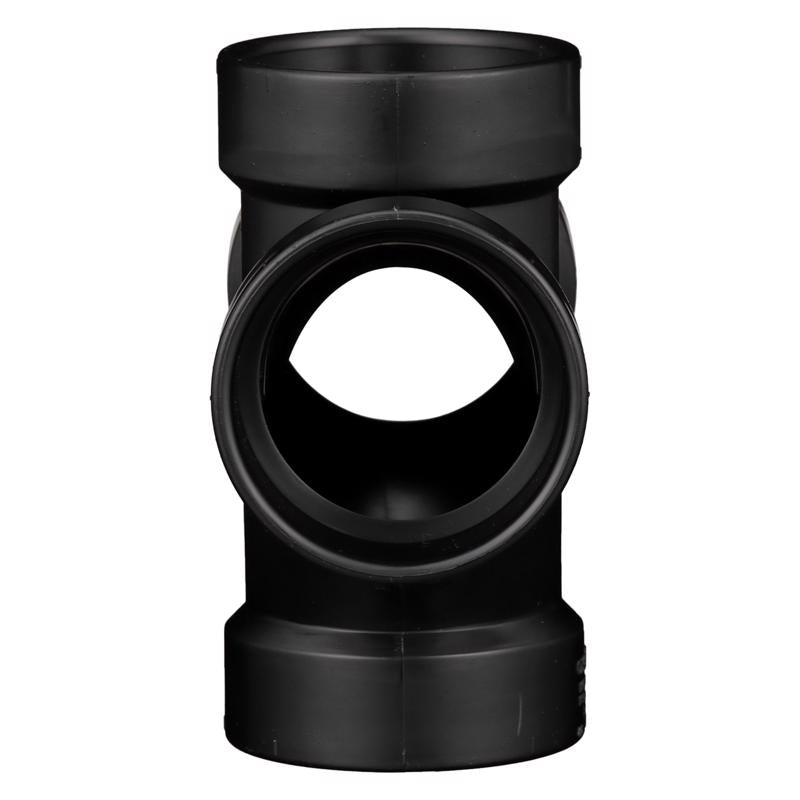 Charlotte Pipe 2 in. Hub X 2 in. D Hub ABS Sanitary Tee