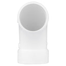 Charlotte Pipe Schedule 40 1-1/2 in. Spigot X 1-1/2 in. D Hub PVC 90 Degree Elbow 1 pk