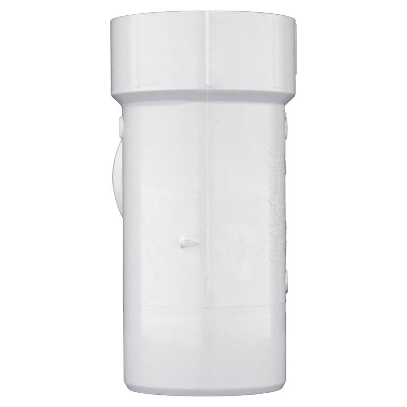 Charlotte Pipe Schedule 40 1-1/2 in. Hub X 1-1/2 in. D Hub PVC Sanitary Street Tee 1 pk