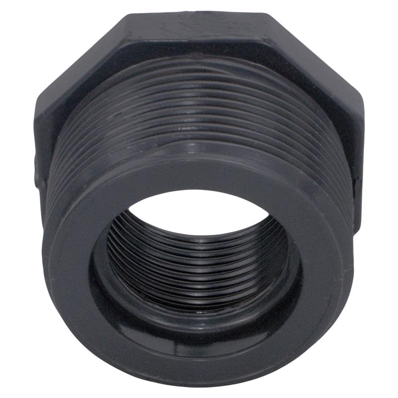 Charlotte Pipe Schedule 80 1-1/2 in. MPT X 1 in. D FPT PVC 7 in. Reducing Bushing 1 pk