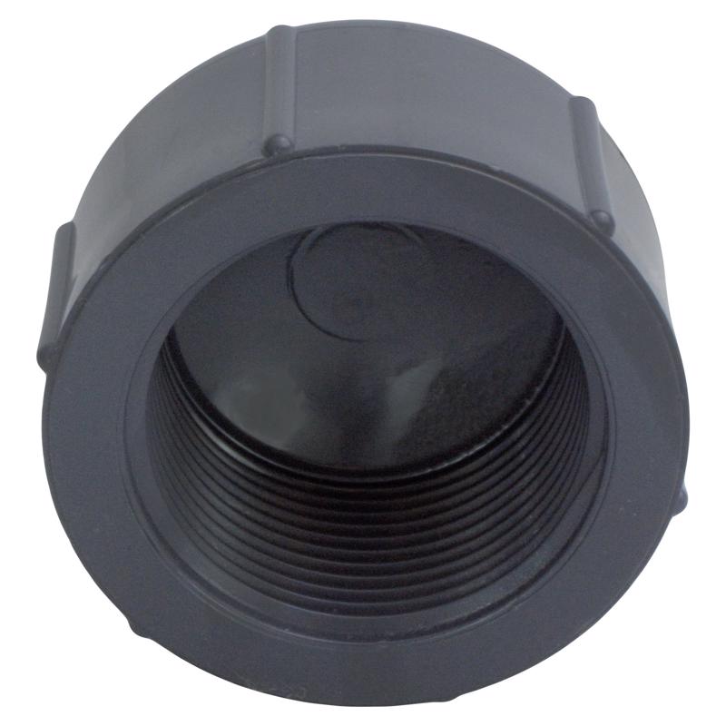 Charlotte Pipe Schedule 80 1 in. FPT X 1 in. D MPT PVC Cap