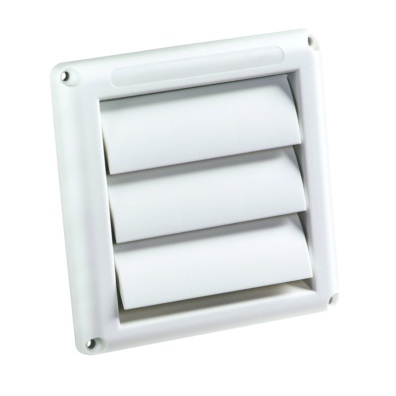 Ace 4 in. W X 4 in. L White Plastic Replacement Vent Hood