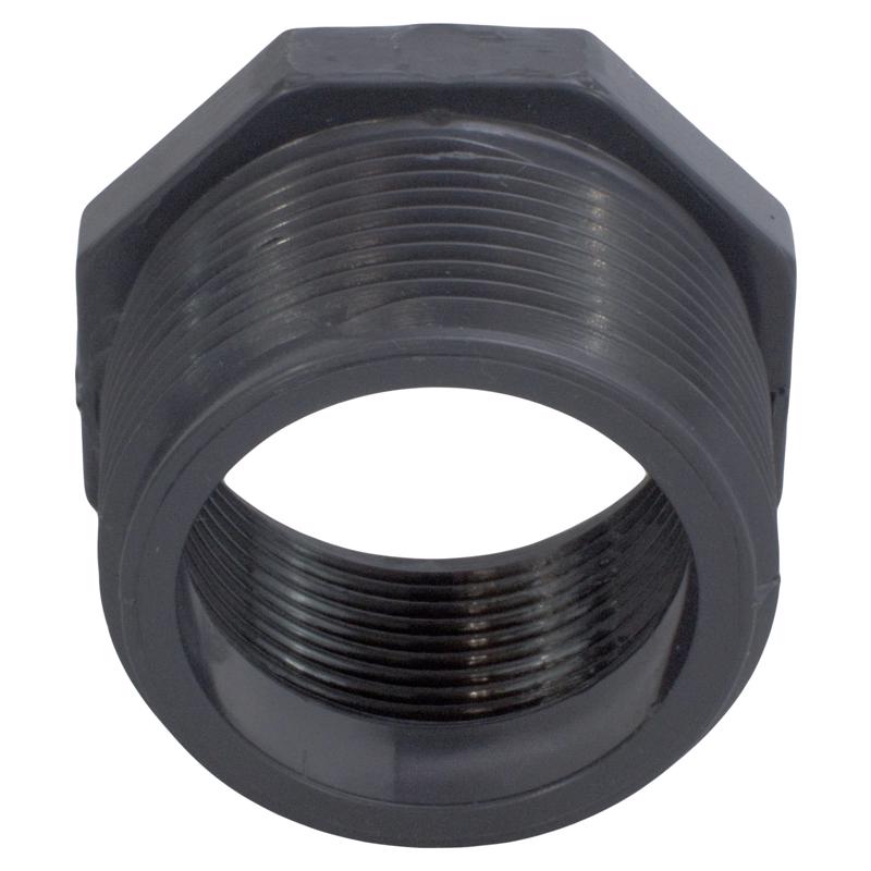 Charlotte Pipe Schedule 80 2 in. MPT X 1-1/2 in. D FPT PVC 7 in. Reducing Bushing 1 pk