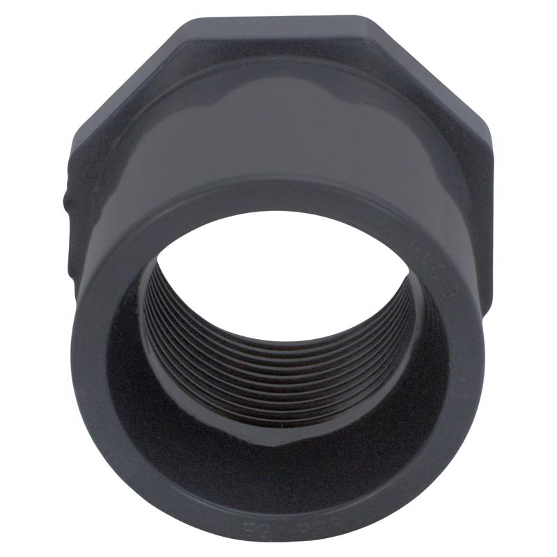 Charlotte Pipe Schedule 80 1-1/4 in. Spigot X 1 in. D FPT PVC Reducing Bushing 1 pk