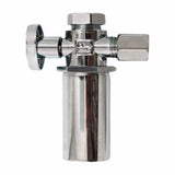 Keeney 5/8 in. CTS in. X 3/8 in. Compression Brass Shut-Off Valve with Water Hammer
