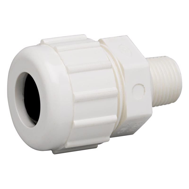 Homewerks Schedule 40 1-1/4 in. Compression X 1-1/4 in. D MPT PVC Male Adapter 1 pk